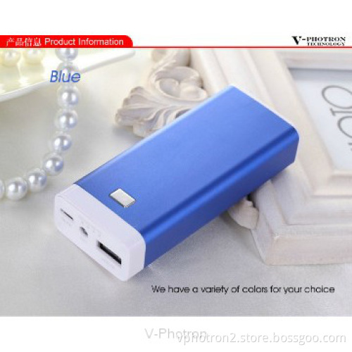metal case power charger from FACTORY with 5600mah
